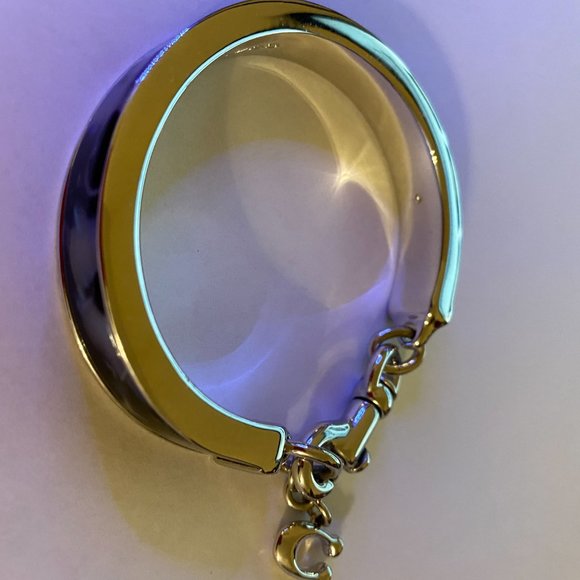 Coach C Charm Silver Tone Bracelet - Picture 4 of 9